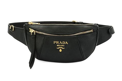 prada fanny pack leather|prada fanny pack women's.